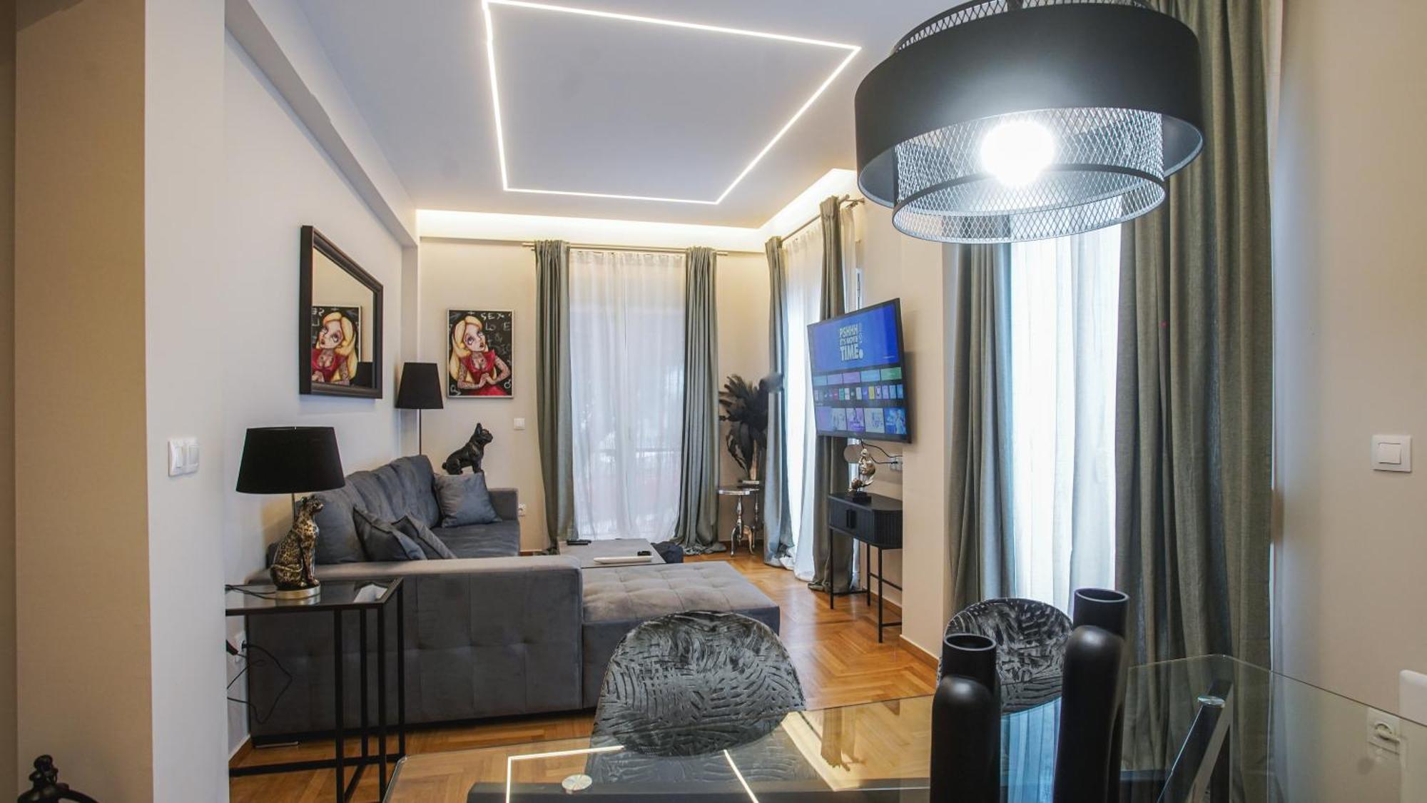 アテネIrene'S Εlegant Αpartment, Near Acropolisアパートメント エクステリア 写真