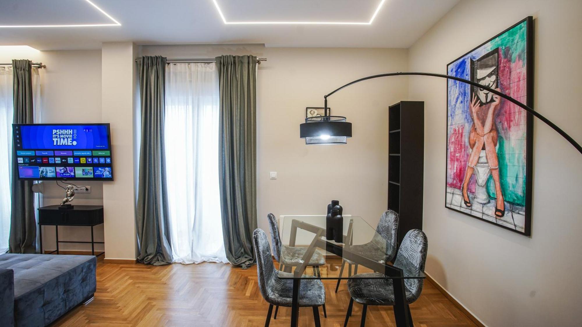 アテネIrene'S Εlegant Αpartment, Near Acropolisアパートメント エクステリア 写真