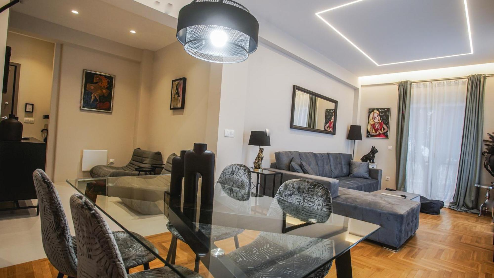 アテネIrene'S Εlegant Αpartment, Near Acropolisアパートメント エクステリア 写真